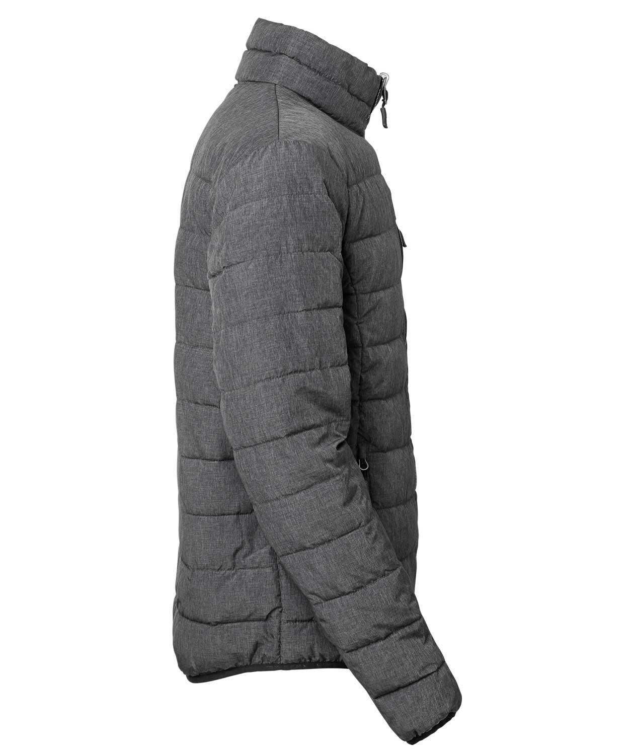 South West Ames quilted jacket, Dark Heather Grey