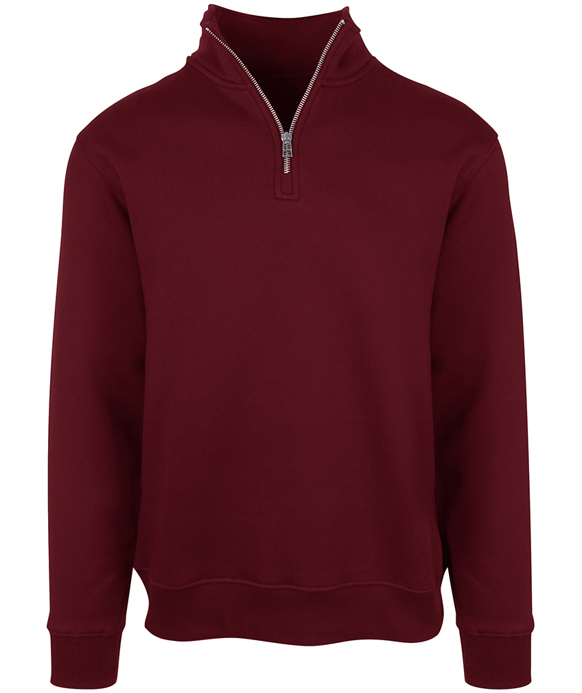 YOU Lisboa half zip, Burgundy, Burgundy, swatch