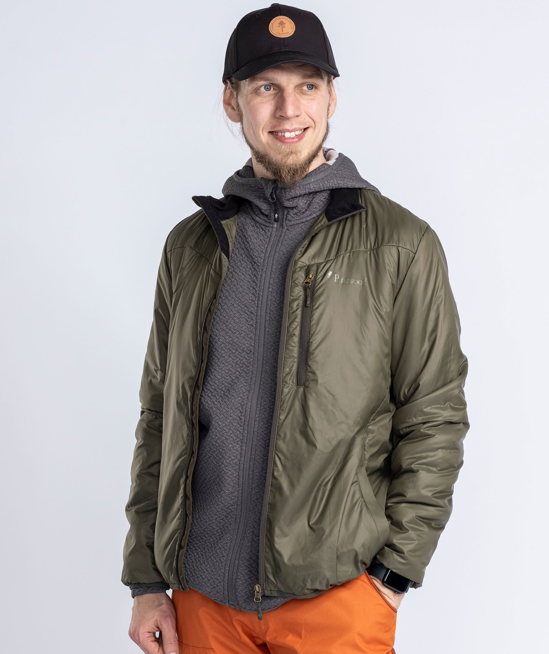 Pinewood&nbsp;Wool Insulation jakke, Moss green, large image number 6