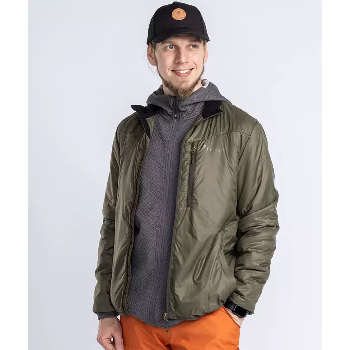 Pinewood Wool Insulation jakke, Moss green, large image number 6