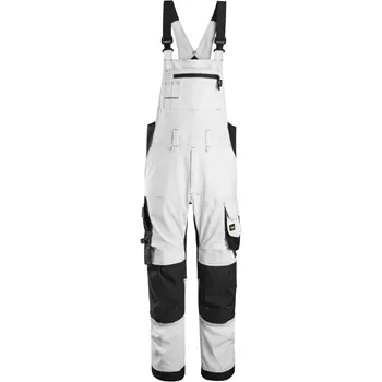 Snickers AllroundWork overalls 6051, White/black