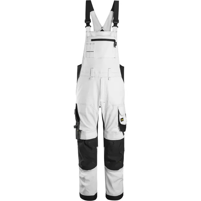 Snickers AllroundWork overalls 6051, White/black, large image number 0