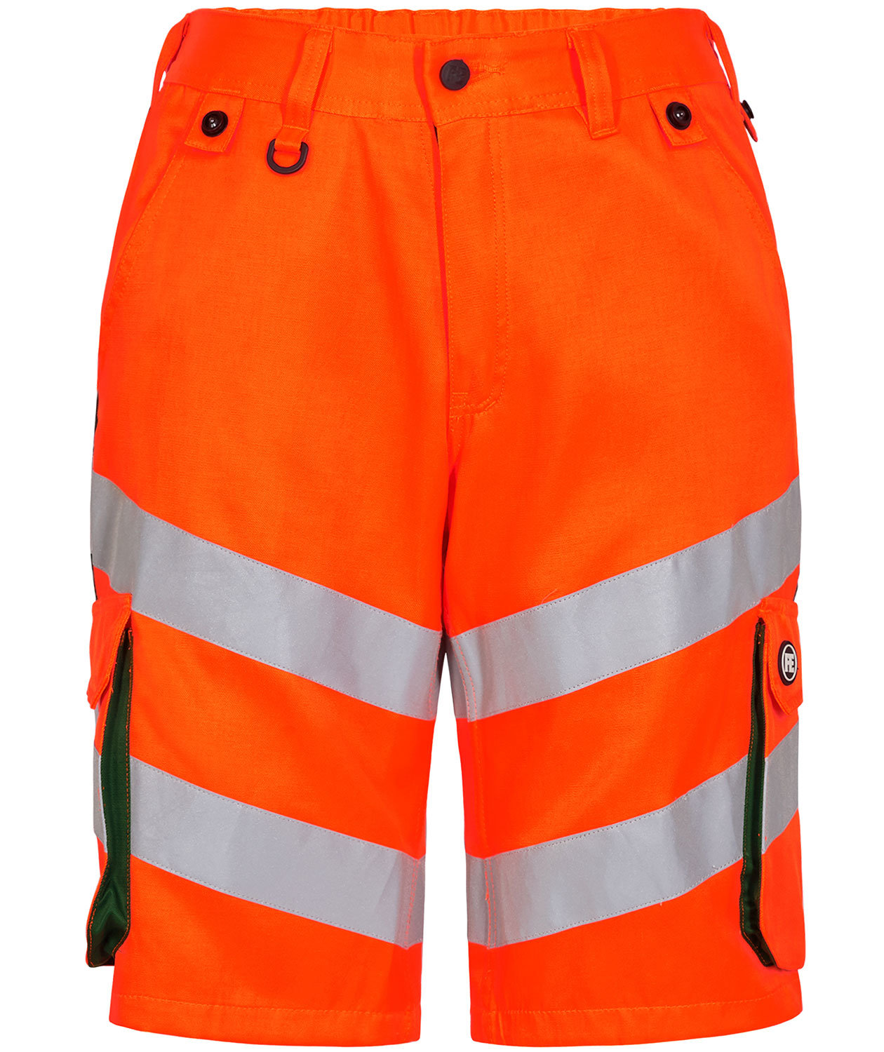 Engel Safety Light work shorts, Hi-vis Orange/Green, Hi-vis Orange/Green, swatch