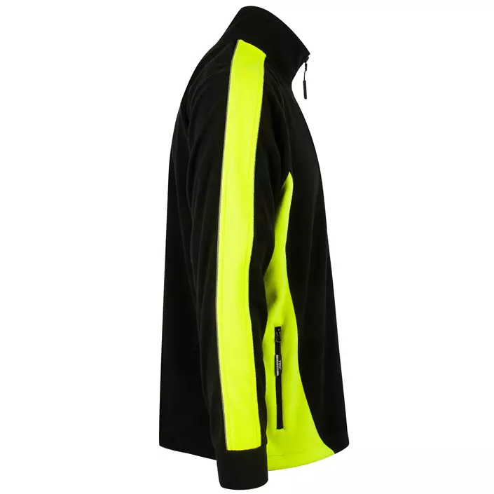 YOU Darlington Pro fleece jacket, Black/Hi-Vis Yellow, large image number 3