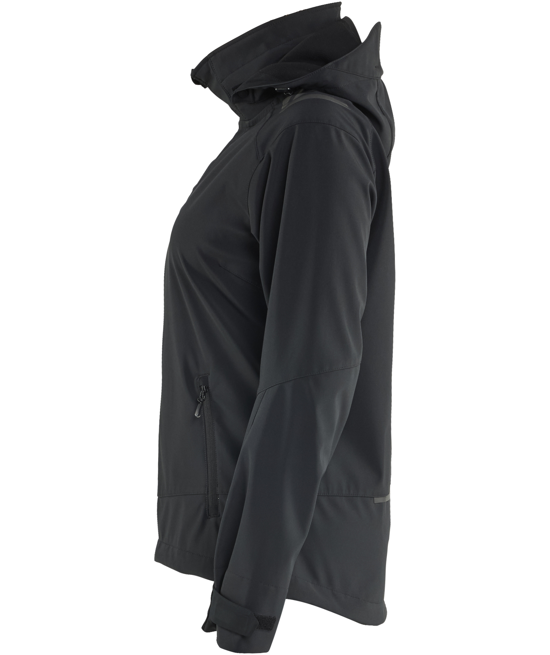 Bl&aring;kl&auml;der women's softshell jacket full stretch, Black/Black, large image number 3