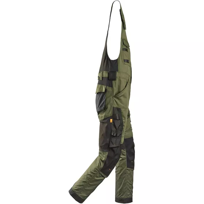 Snickers AllroundWork helbukser 6023, Khaki Green/Black, large image number 2