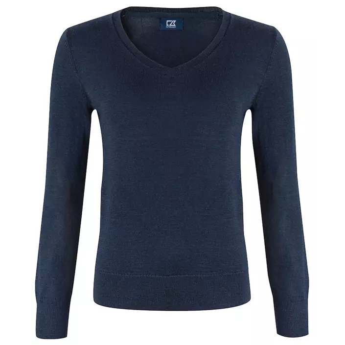 Cutter & Buck Vernon Women´s knitted pullover with merino wool, Dark navy, large image number 0