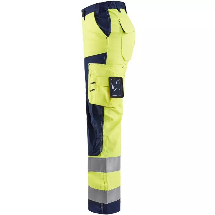 Blåkläder women's work trousers, Hi-vis Yellow/Marine, large image number 2