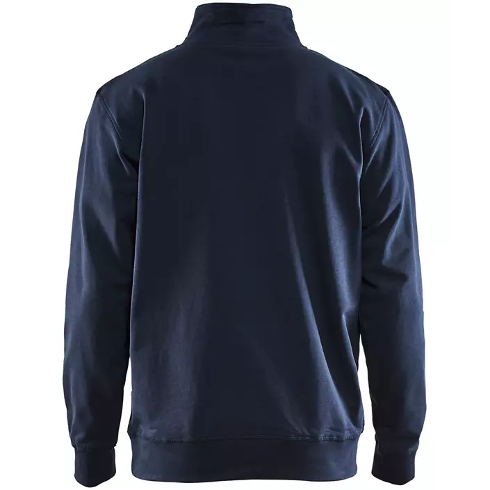 Blåkläder Unite Half-Zip Sweatshirt, Dunkel Marine Blau/Schwarz, large image number 1