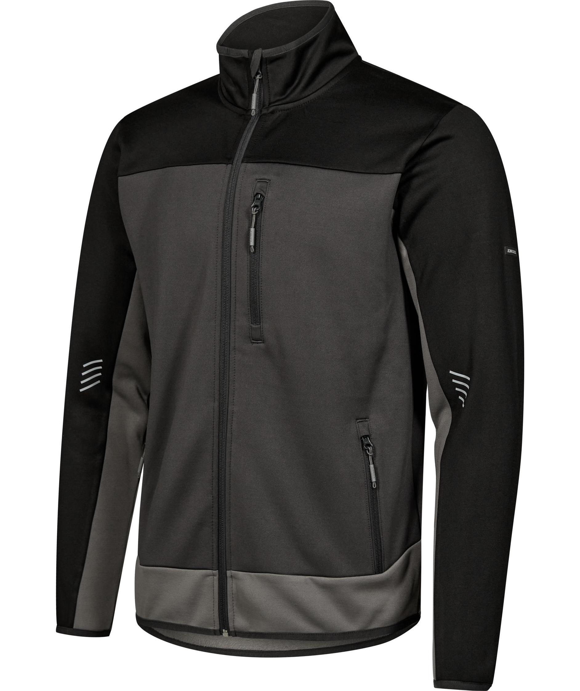 Engel Entire midlayer Cardigan, Anthracite Grey/Black, large image number 2