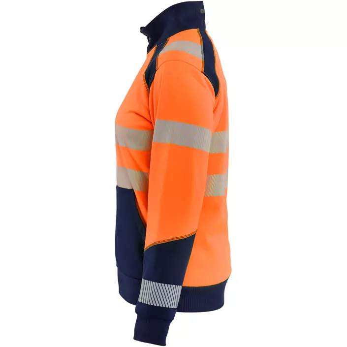 Blåkläder Damen Cardigan, Hi-Vis Orange/Marine, large image number 4