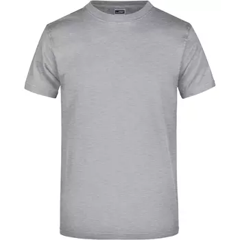 James & Nicholson T-shirt Round-T Heavy, Grey-Heather