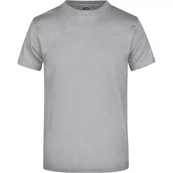 James & Nicholson T-skjorte Round-T Heavy, Grey-Heather