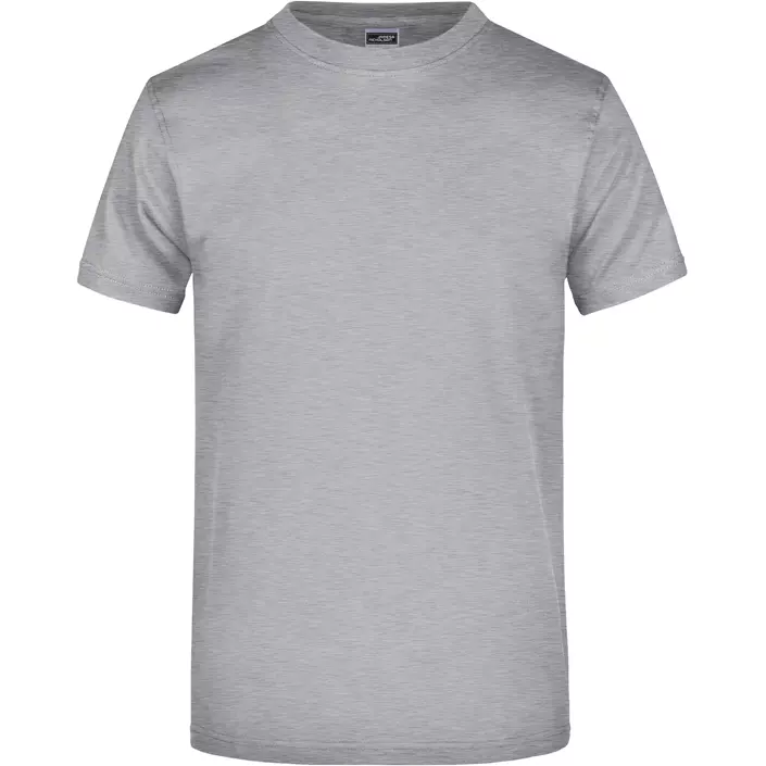 James & Nicholson T-skjorte Round-T Heavy, Grey-Heather, large image number 0