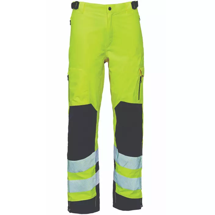 Elka Visible Xtreme stretch work trousers, Hi-vis Yellow/Black, large image number 0