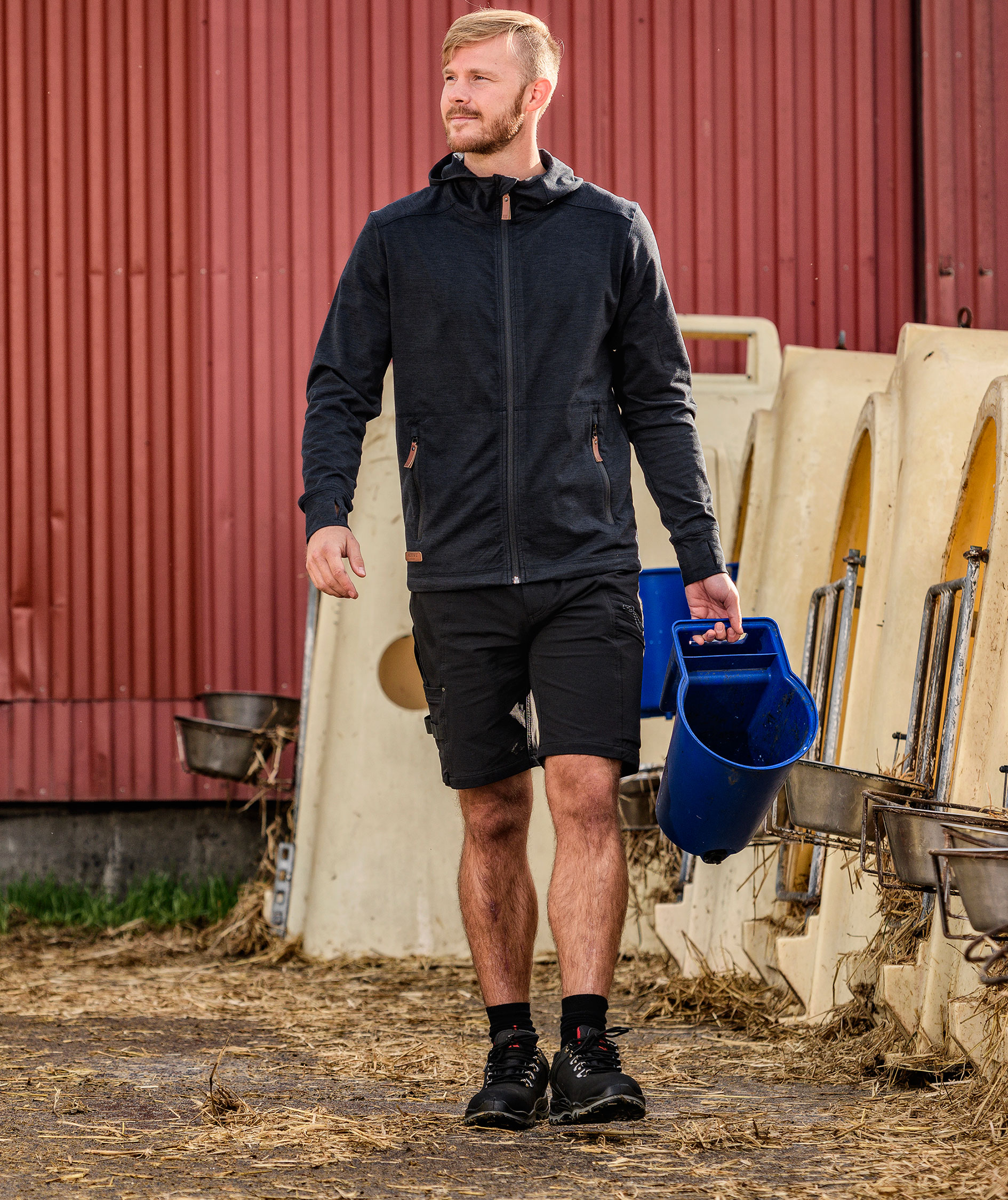 Kramp Active fleece sweater, Charcoal, large image number 2