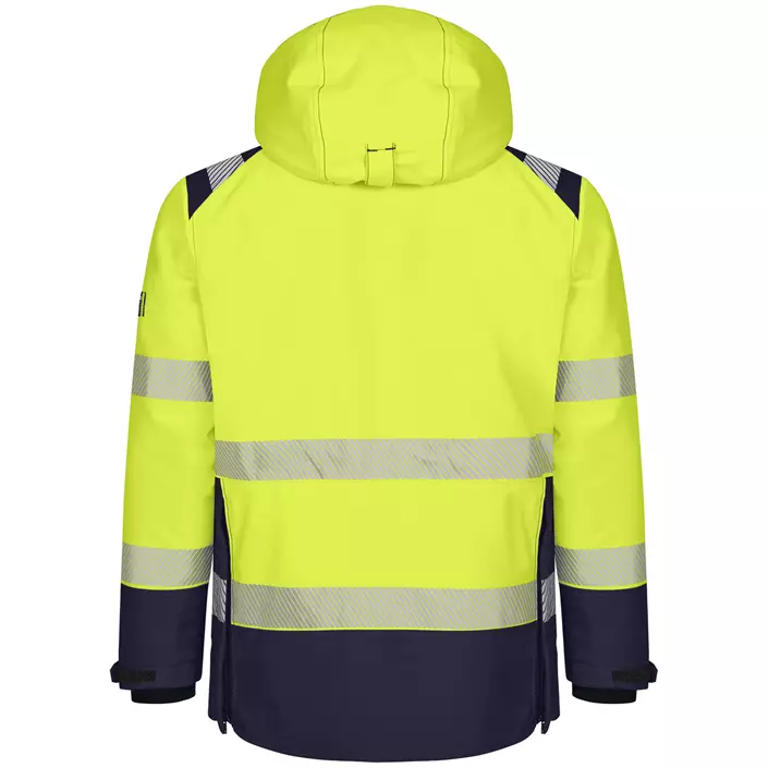 Tranemo Vision HV winter jacket, Hi-Vis yellow/marine, large image number 1