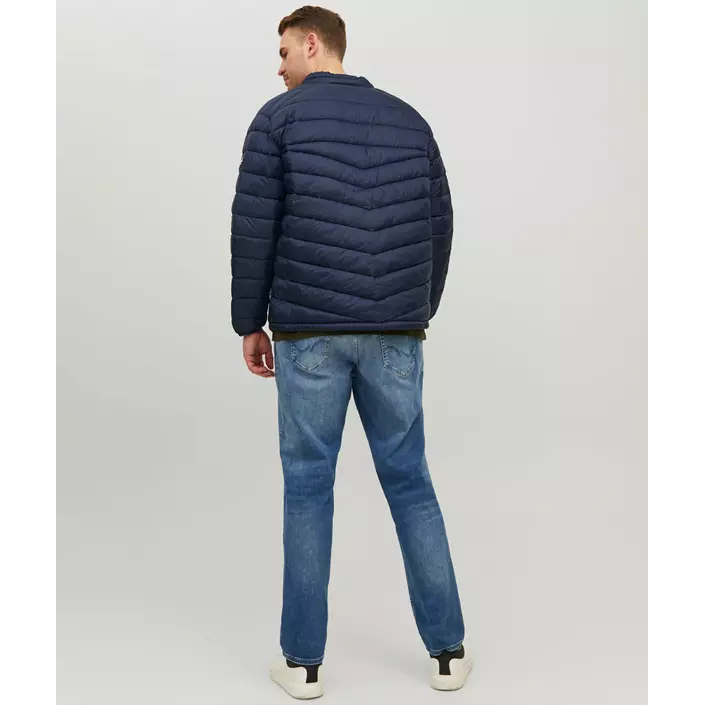 Jack & Jones JJEHERO Plus Size vattert jakke, Navy Blazer, large image number 2