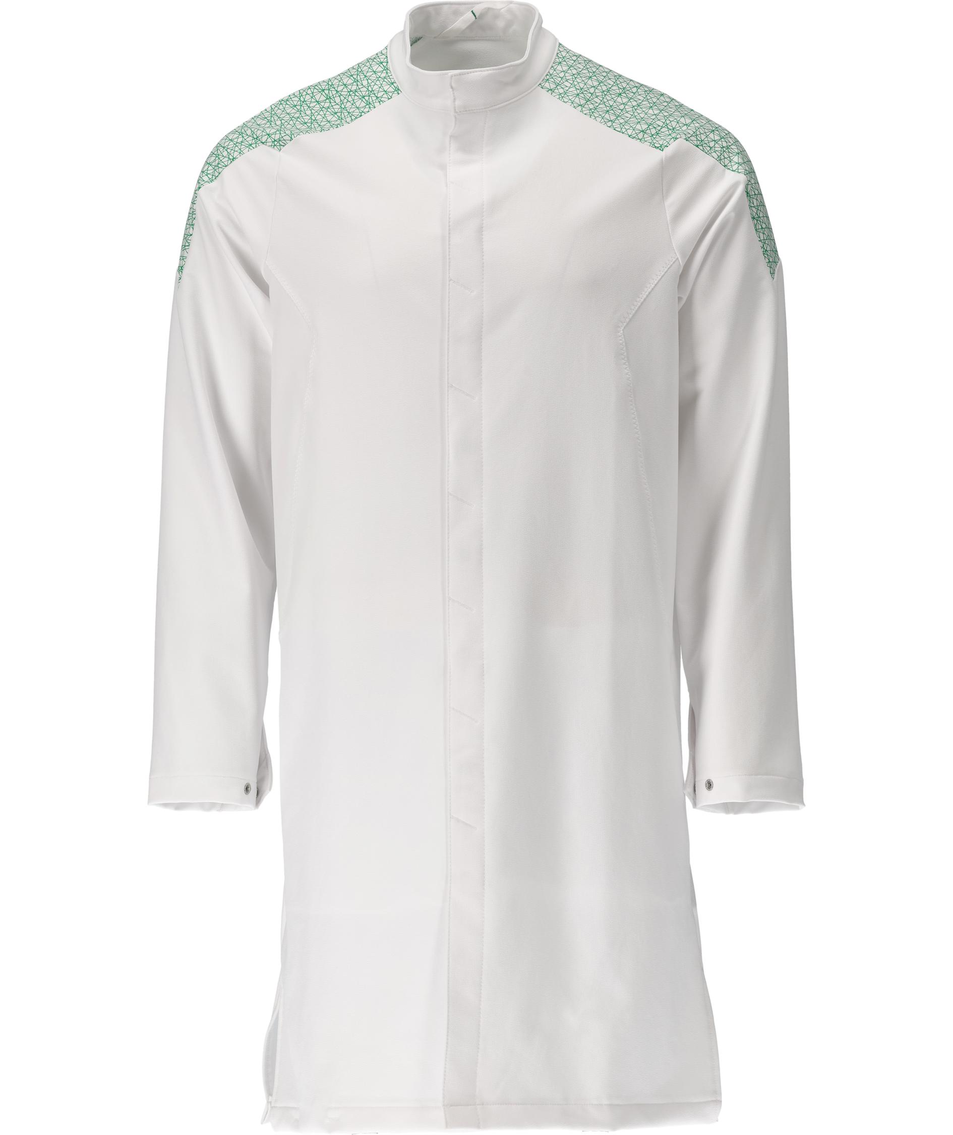 Mascot Food & Care HACCP-godkendt kittel, Hvid/Gr&aelig;sgr&oslash;n, Hvid/Gr&aelig;sgr&oslash;n, swatch