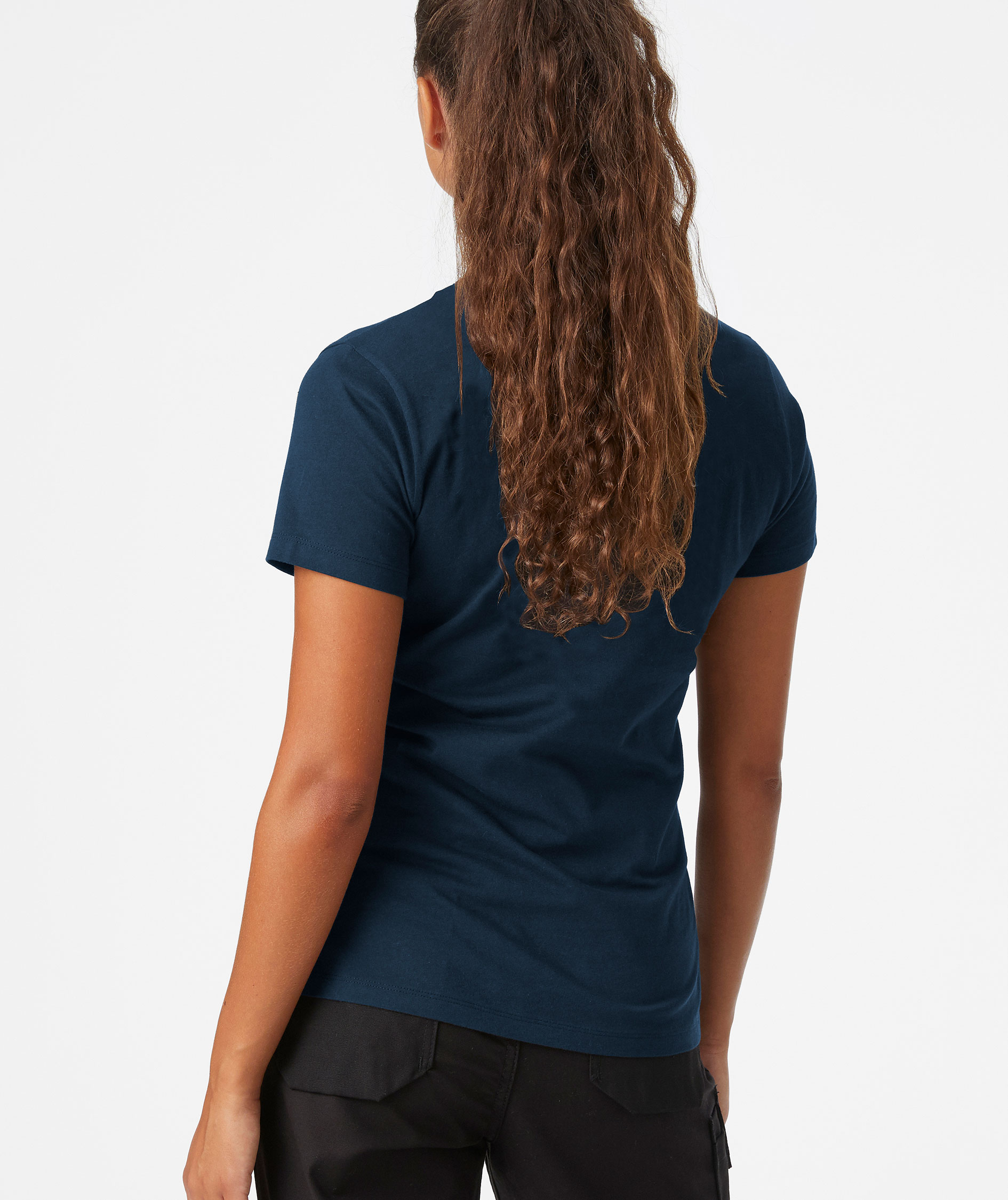 Helly Hansen Classic dame T-shirt, Navy, large image number 3