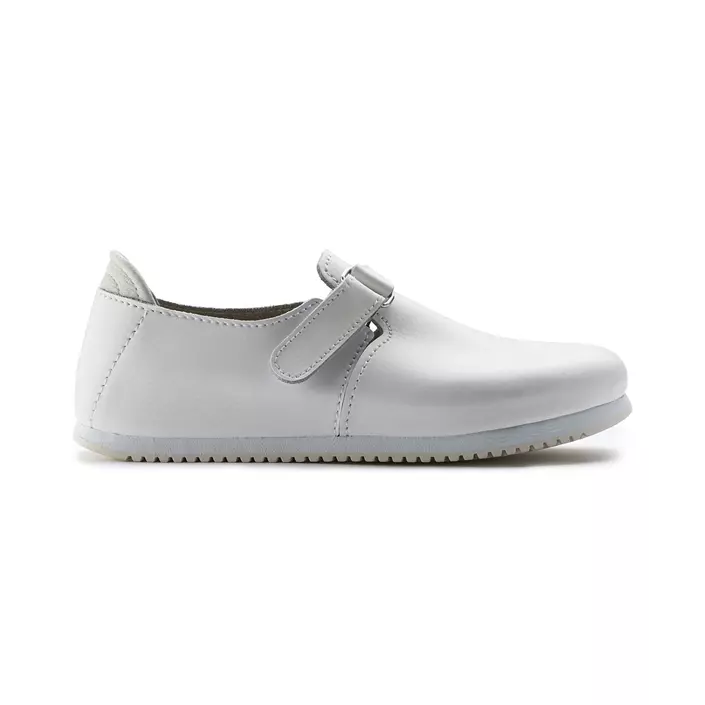 Birkenstock Linz Super Grip Narrow Fit women's work shoes, White, large image number 5