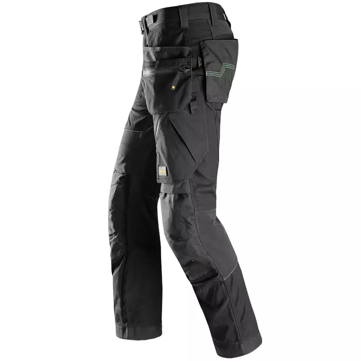Snickers FlexiWork craftsman trousers 6902, Black, large image number 2