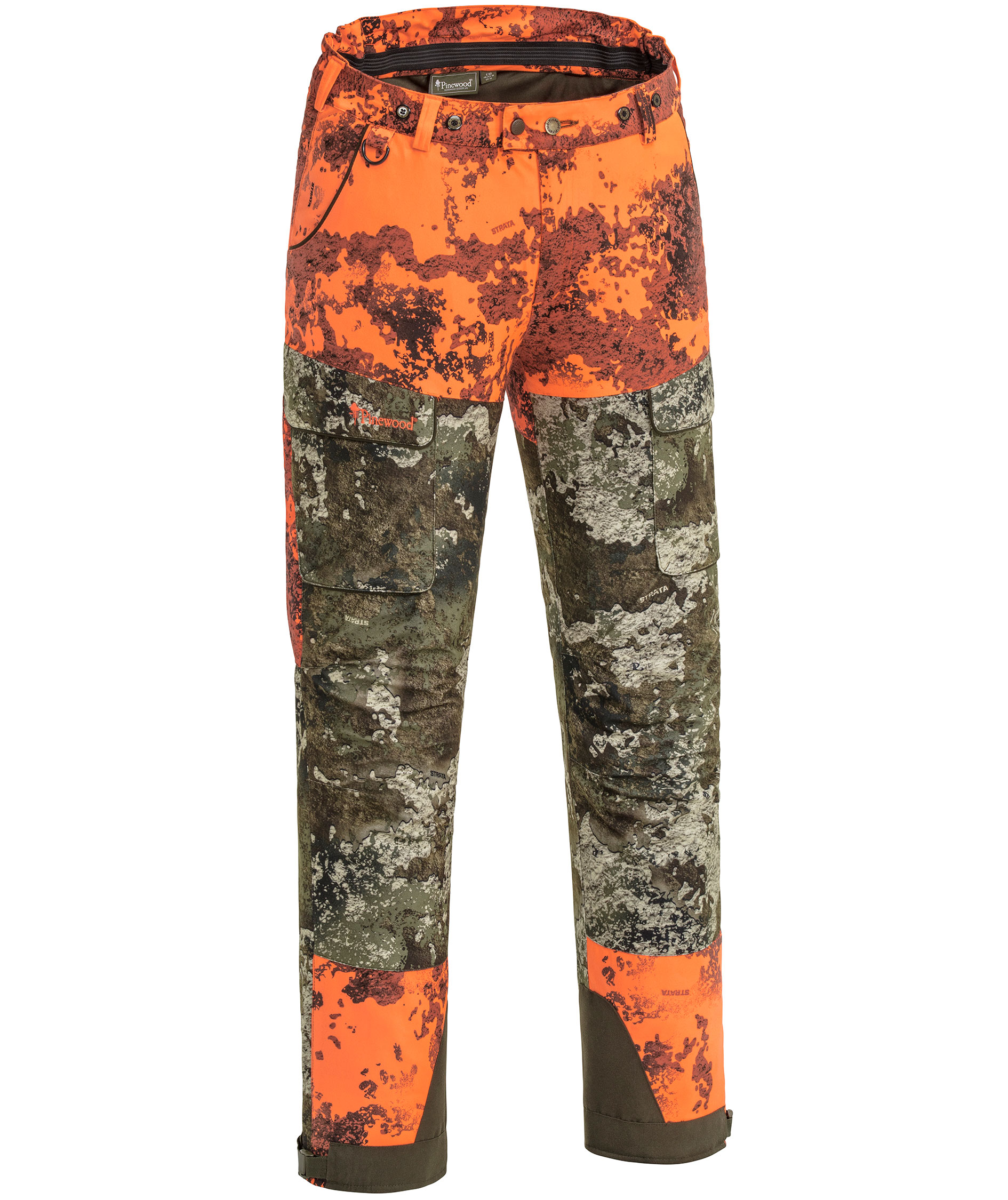 Pinewood&nbsp;Sm&aring;land Light Camou bukser, Strata/Strata blaze