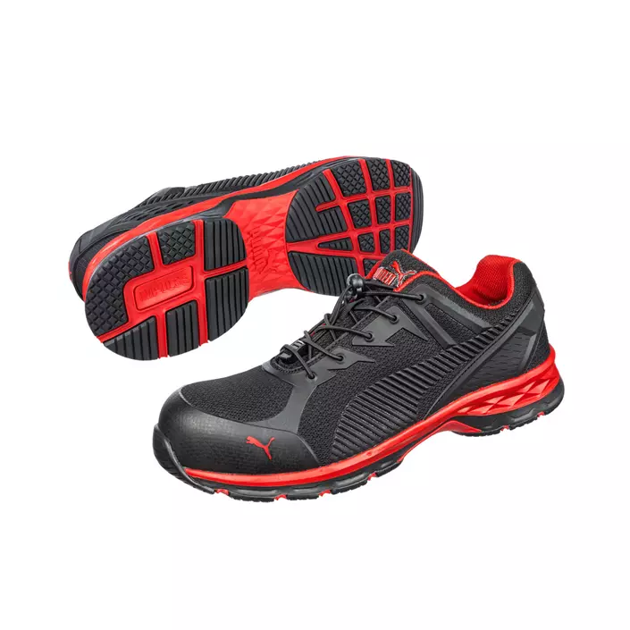 Puma Fuse Motion Red Low 2.0 safety shoes S1P, Black/Red, large image number 6