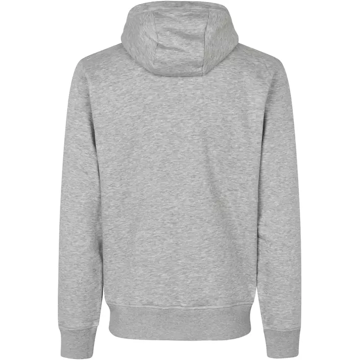 ID Core hoodie med dragkedja, Lys Grå Melange, large image number 1