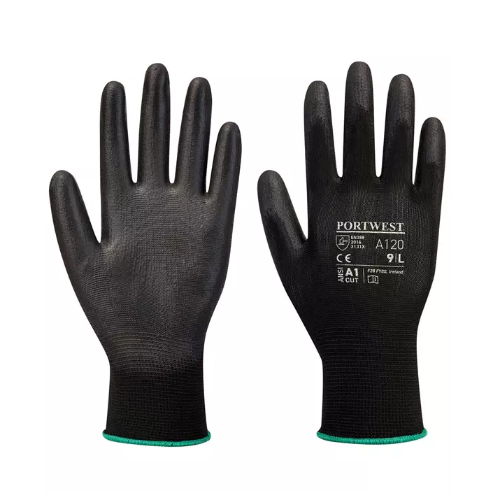 Portwest A120 work gloves, Black, large image number 0
