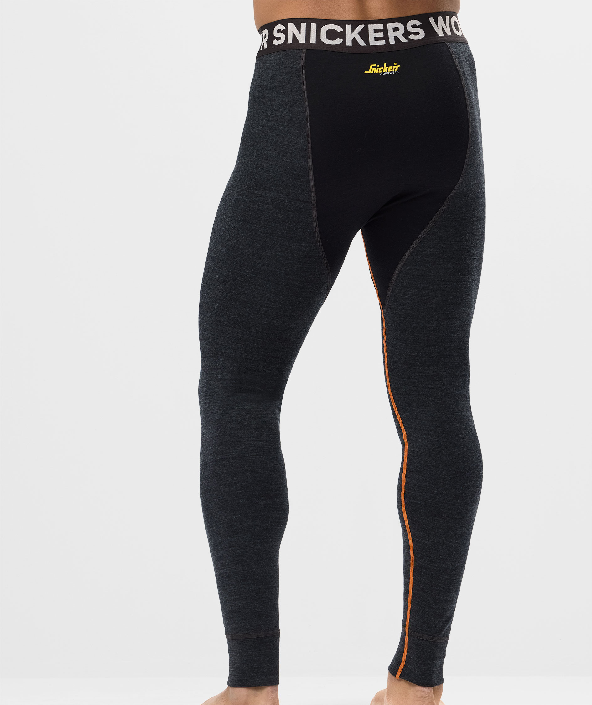 Snickers underst&auml;llsbyxor med merinoull 9481, Anthracite Melange/Black, large image number 3