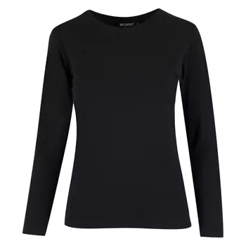 Camus Varna long-sleeved women's T-shirt, Black