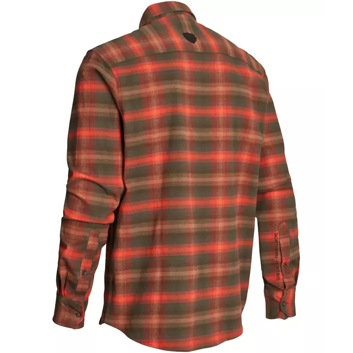 Northern Hunting Ubbe shirt, Orange checked, large image number 2