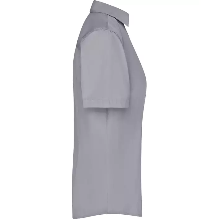 James & Nicholson kortermet Modern fit dameskjorte, Grå, large image number 2
