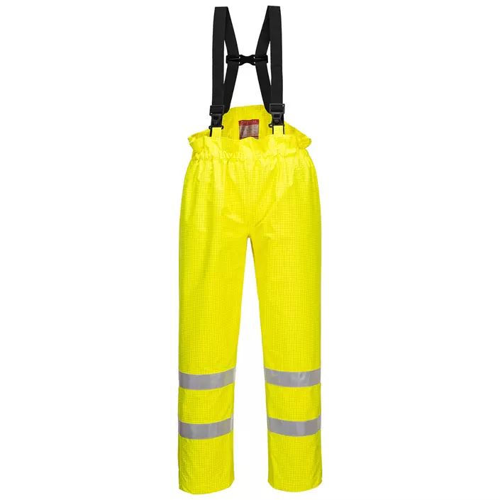 Portwest BizFlame rain trousers, Hi-Vis Yellow, large image number 0