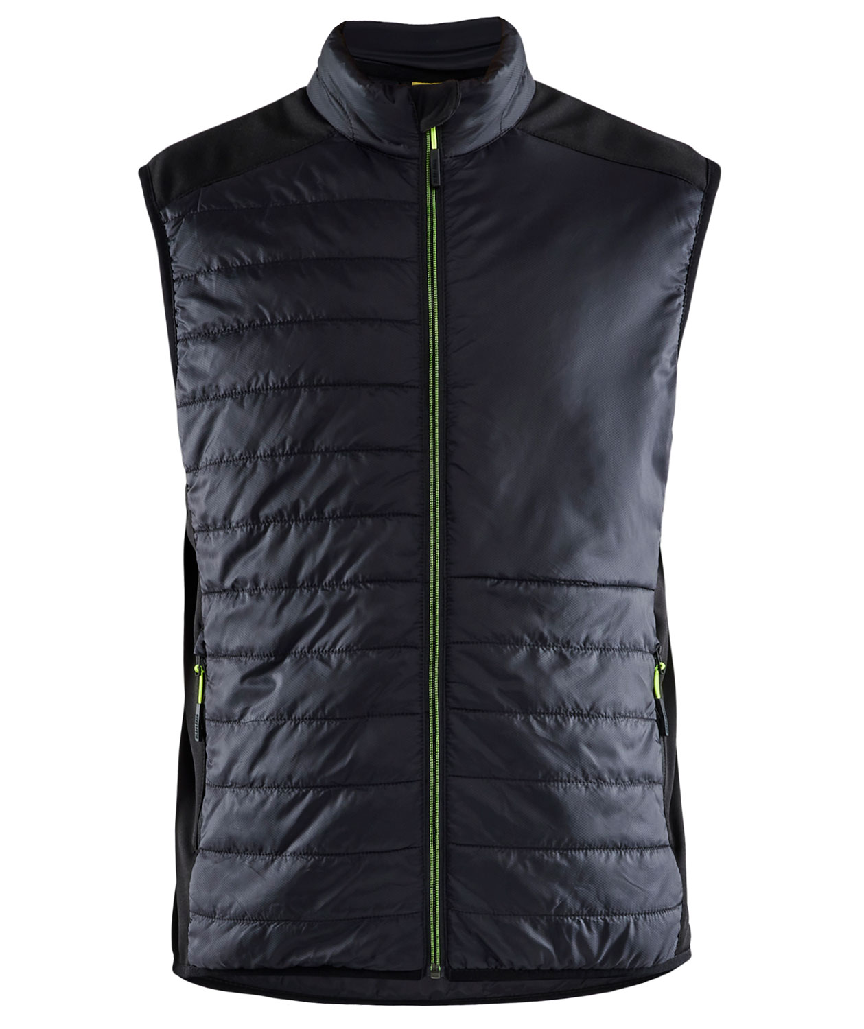 Bl&aring;kl&auml;der vadderad v&auml;st, Svart/Varselgul