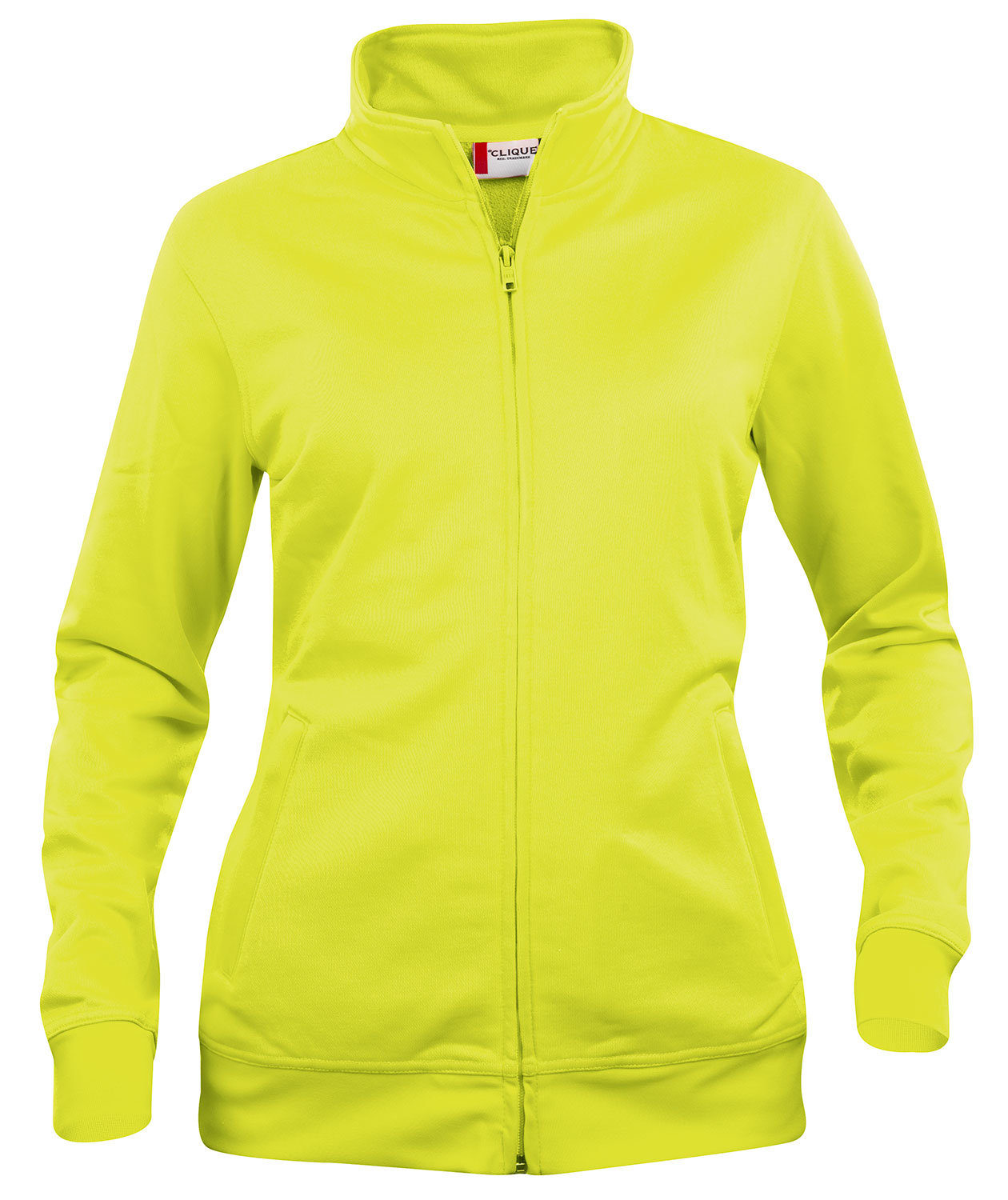 Clique Basic Cardigan women's sweatshirt, Hi-Vis Yellow, Hi-Vis Yellow, swatch
