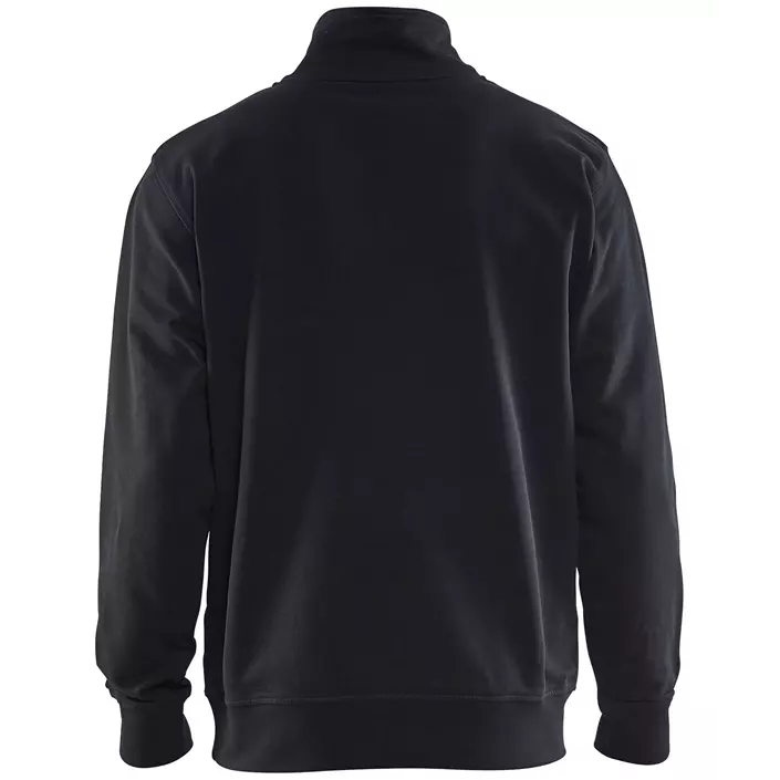 Blåkläder Unite Half-Zip Sweatshirt, Schwarz/Kobaltblau, large image number 2