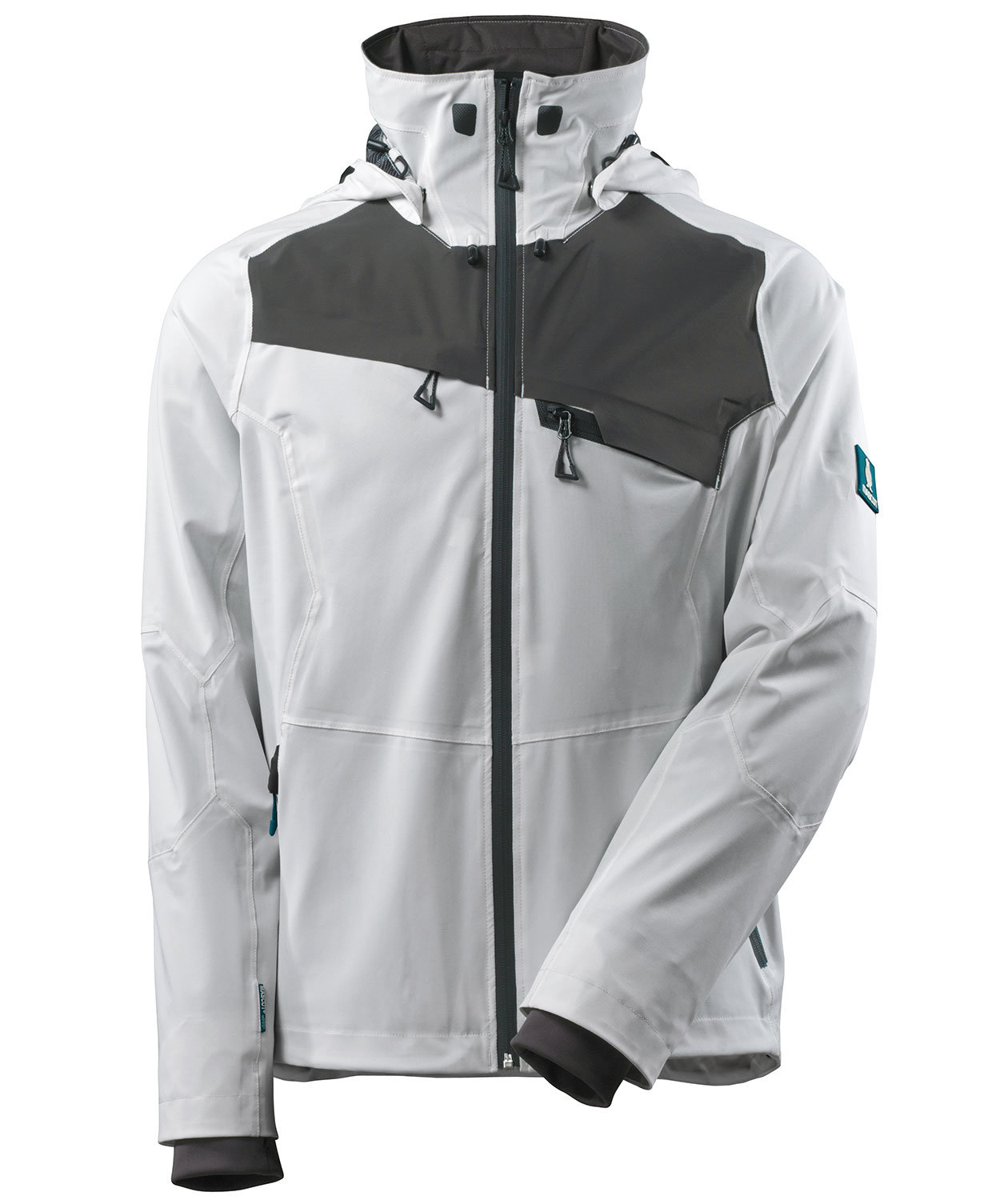 Mascot Advanced skaljacka full stretch, Vit/M&ouml;rk Antracit, large image number 0