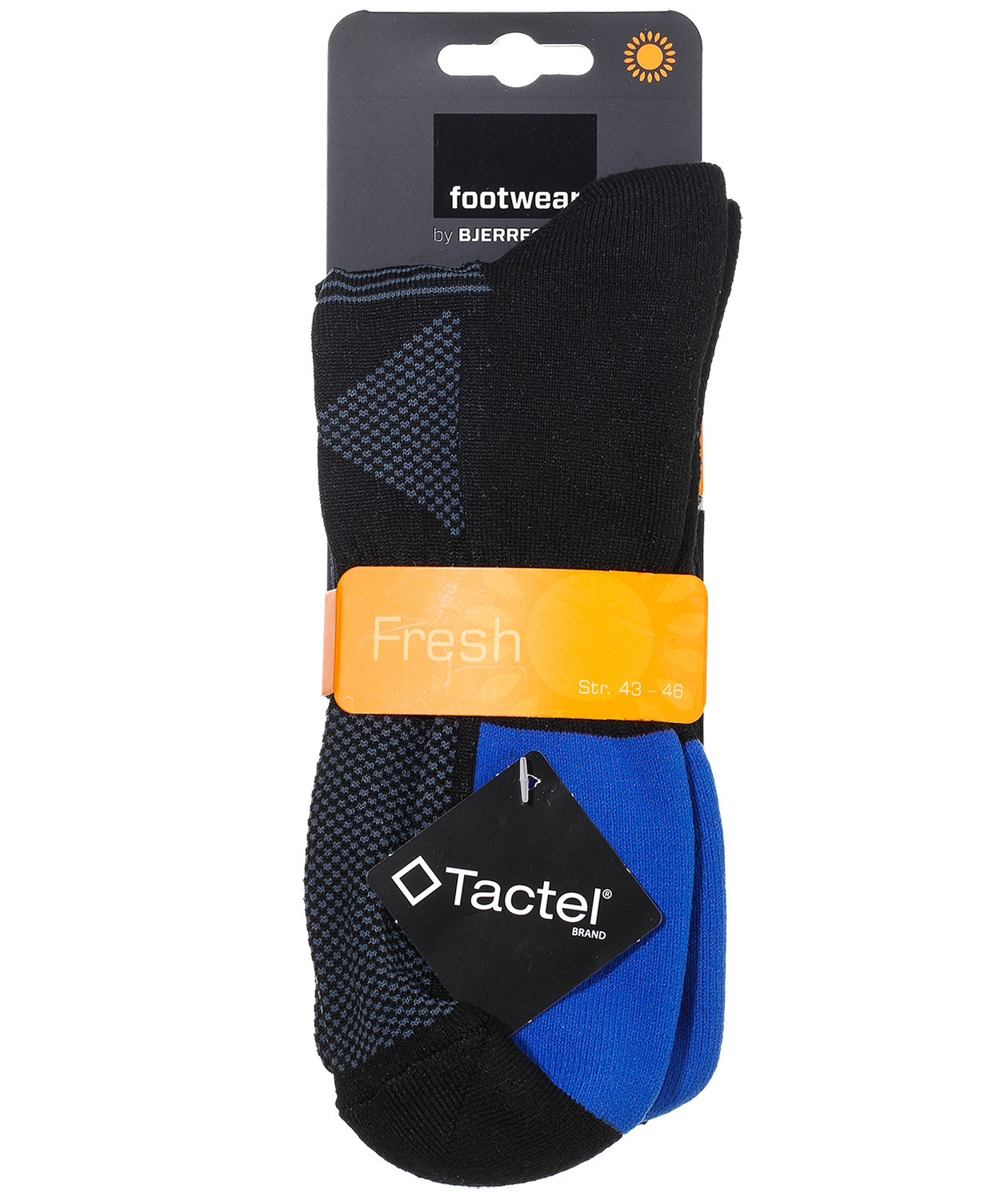 Bjerregaard Fresh socks, Black/Blue