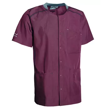 Nybo Workwear Sporty short-sleeved shirt, Bordeaux