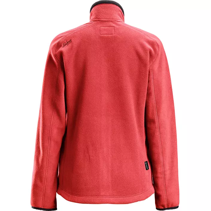 Snickers AllroundWork women's fleece jacket 8027, Chili red/black, large image number 2