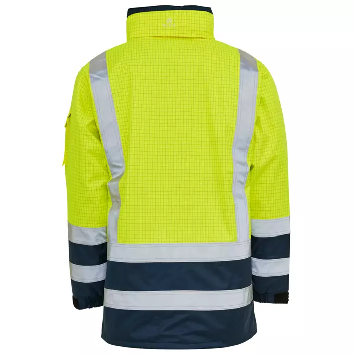 Elka Securetech Multinorm jacket, Hi-Vis yellow/marine, large image number 1