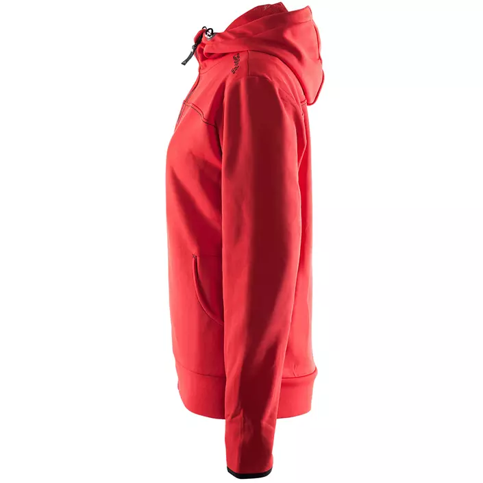 Craft Leisure hoodie dam med dragkedja, Bright red, large image number 2