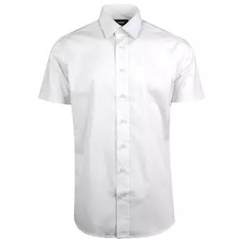 YOU Sanremo modern fit short-sleeved stretch shirt, White