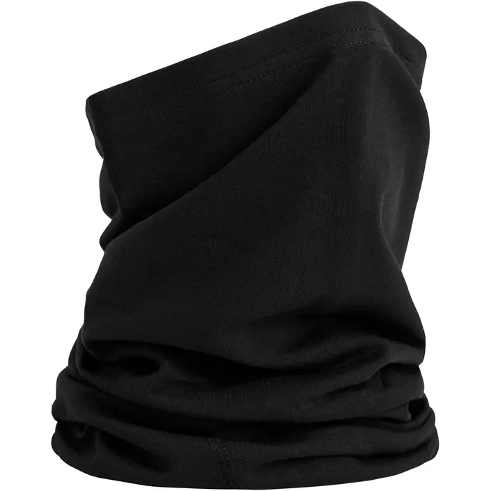 ID Stretch neck scarf, Black, Black, large image number 1