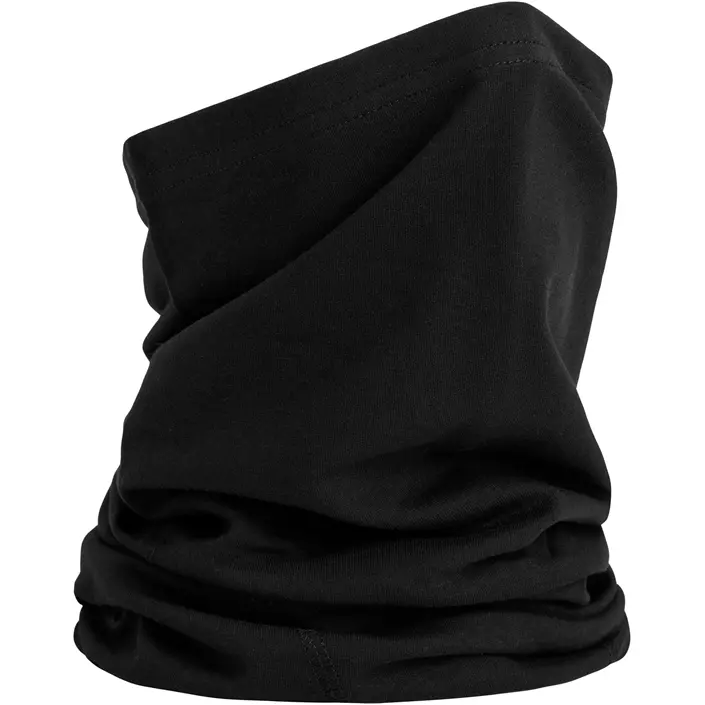 ID Stretch neck scarf, Black, Black, large image number 1