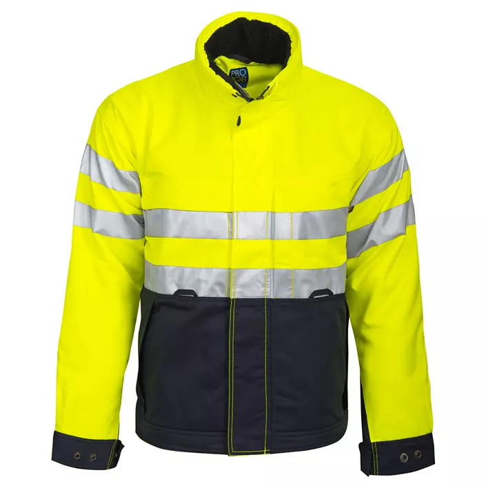 ProJob winter jacket 6407, Hi-vis Yellow/Black, large image number 0