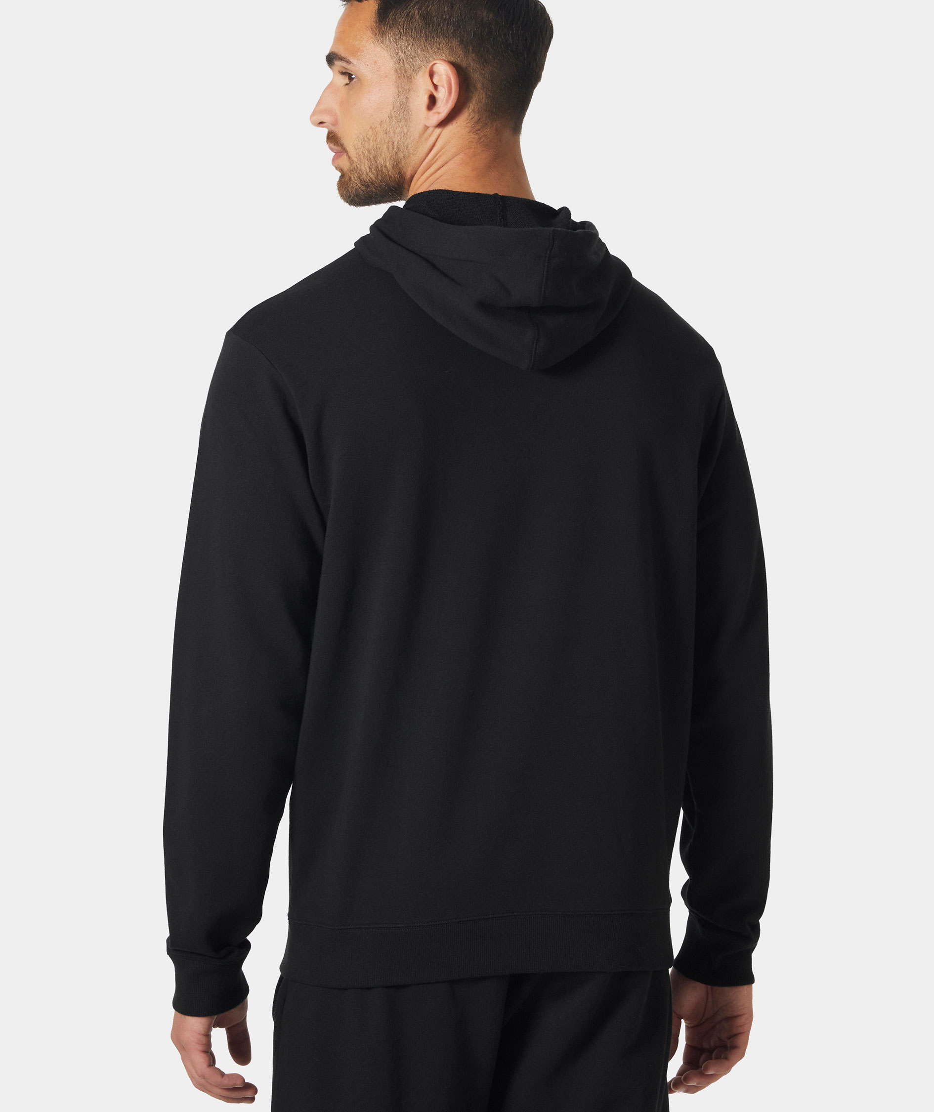 Helly Hansen Essential half zip h&aelig;ttetr&oslash;je, Black, large image number 3