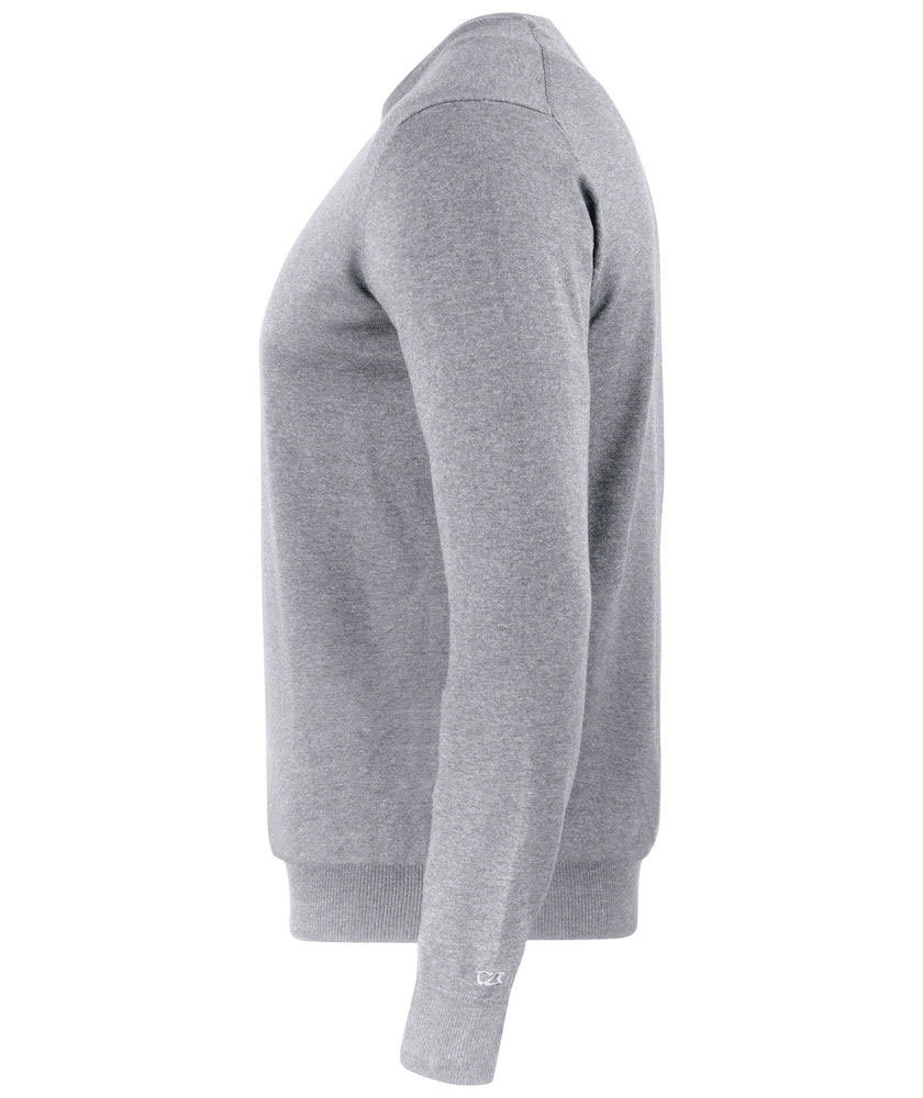 Cutter & Buck Oakville Crewneck, Gr&aring;melerad, large image number 3